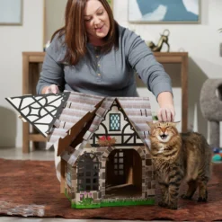 Frisco Tudor House Cardboard Cat House -Wellness Sales 308815 PT3. AC SS1800 V1696880189