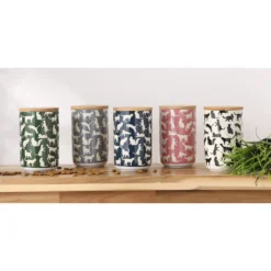 Bone Dry Ceramic Meow Cat Treat Canister -Wellness Sales 313400 PT6. AC SS1800 V1631777060