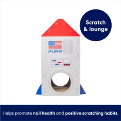 Frisco Spaceship Cardboard Cat House, 2-Story -Wellness Sales 317721 PT2. AC SS1800 V1689342084