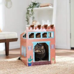 Frisco Southwestern House Cardboard Cat House -Wellness Sales 317739 PT3. AC SS1800 V1642099125