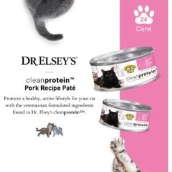 Dr. Elsey's Cleanprotein Pork Recipe Wet Cat Food -Wellness Sales 325185 PT2. AC SS1800 V1702069112