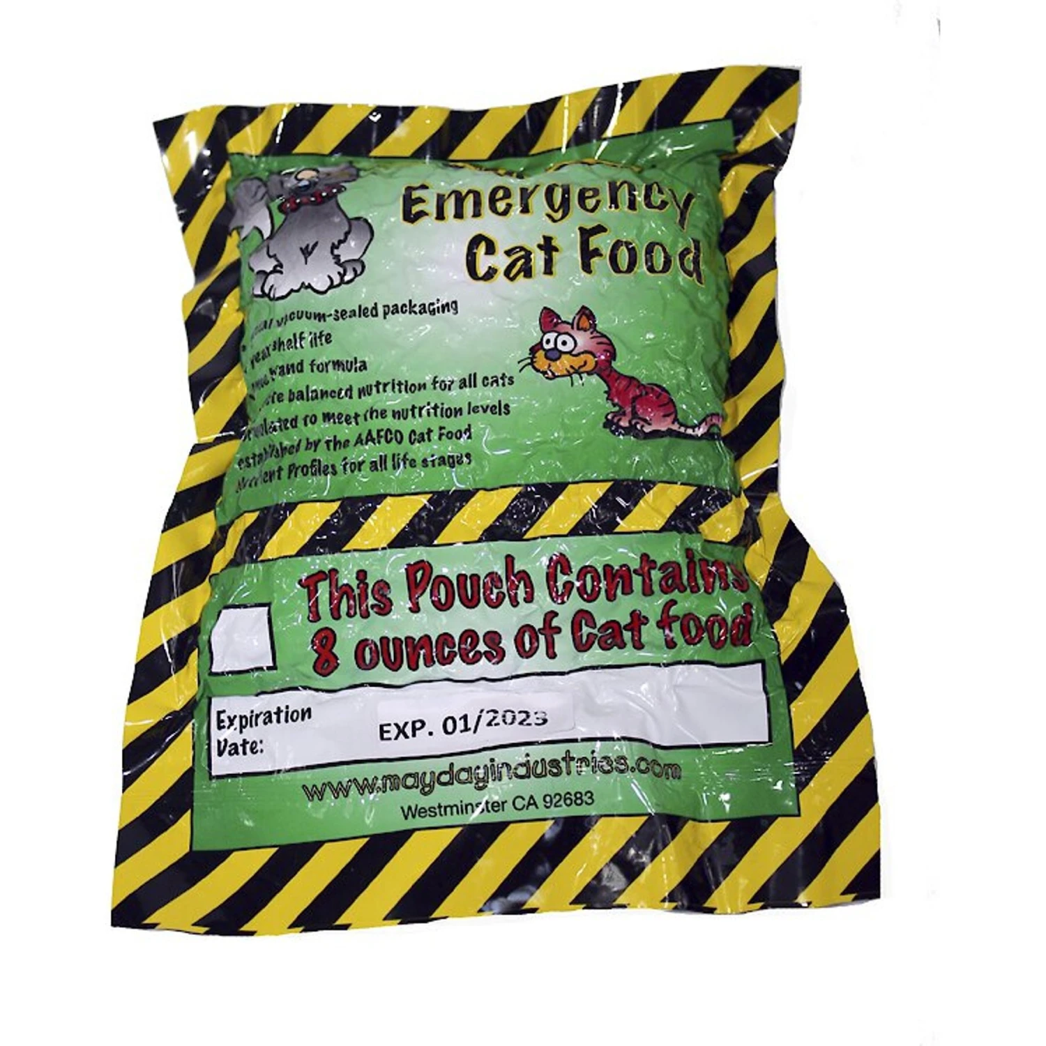 Mayday Emergency Dry Cat Food, 8-oz Bag 1 Mayday Emergency Dry Cat Food, 8-oz Bag