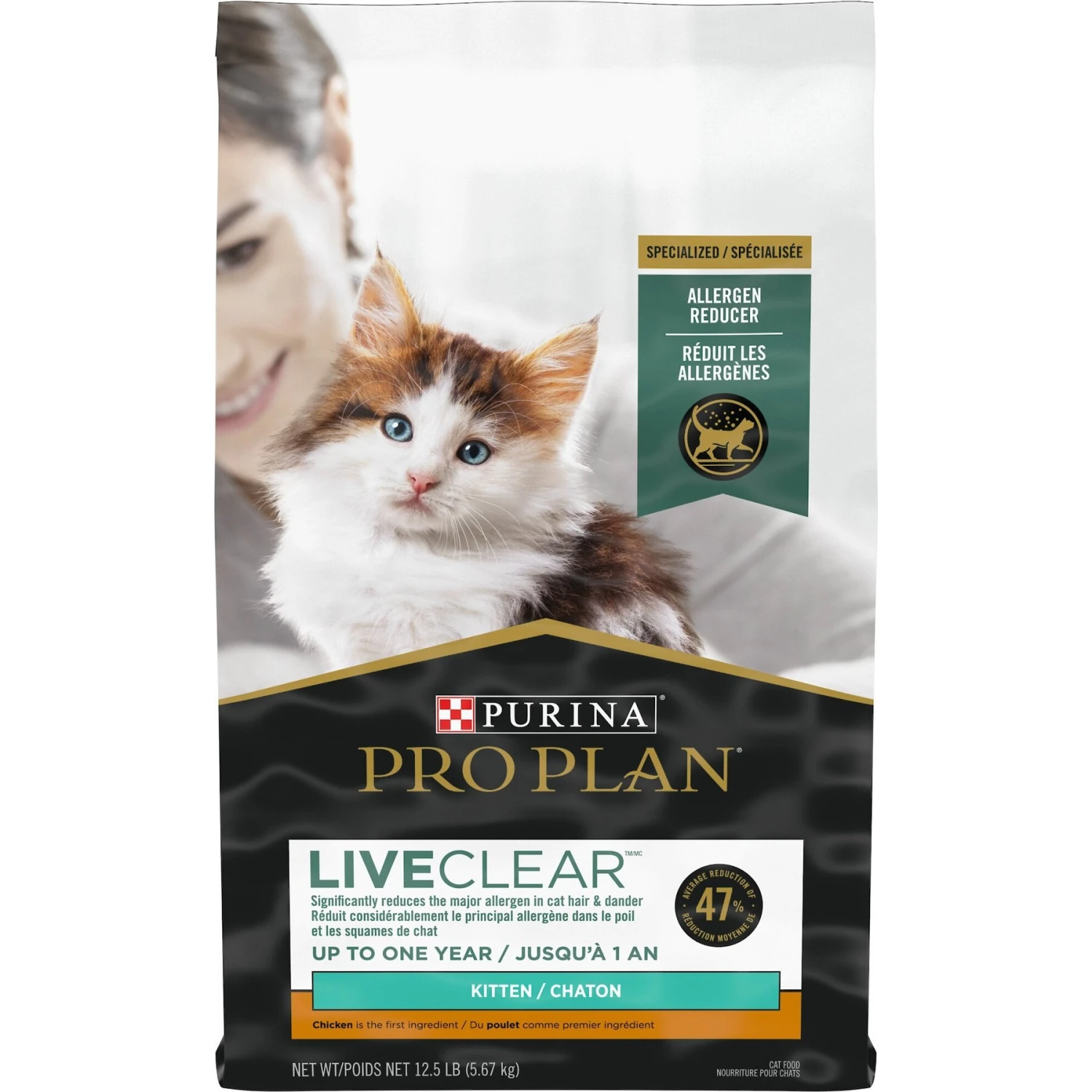 Purina Pro Plan LiveClear Kitten Chicken & Rice Formula Dry Cat Food 1 Purina Pro Plan LiveClear Kitten Chicken & Rice Formula Dry Cat Food