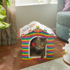 Frisco Pride Love Wins Cardboard Cat House -Wellness Sales 331675 PT3. AC SS1800 V1647356081
