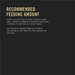 Purina Pro Plan Hairball Control Salmon Entree Pate Wet Cat Food, 3-oz Can, Case Of 24 -Wellness Sales 336310 PT7. AC SS1800 V1634087479