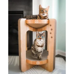 Necoichi Cozy Cat Scratcher Tower Toy -Wellness Sales 336322 PT6. AC SS1800 V1674730088