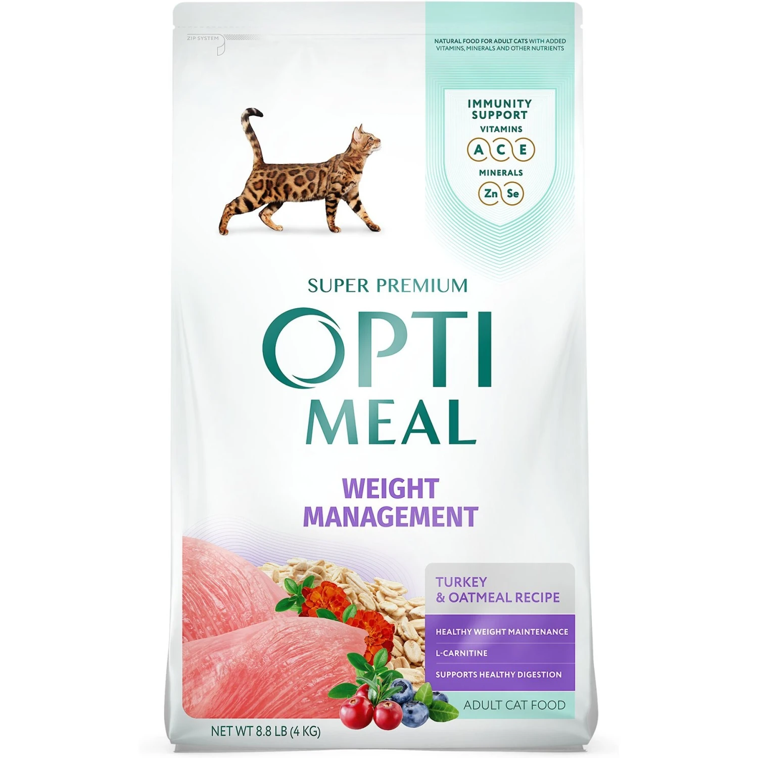 Optimeal Weight Management Turkey & Oatmeal Recipe Dry Cat Food 1 Optimeal Weight Management Turkey & Oatmeal Recipe Dry Cat Food