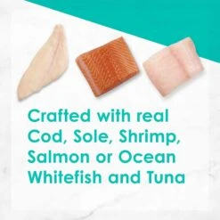 Fancy Feast Classic Seafood Feast Variety Pack Canned Cat Food & American Journey Landmark Broths Seafood Variety Pack Wet Cat Food Complement Pouches -Wellness Sales 353371 PT4. AC SS1800 V1639540897