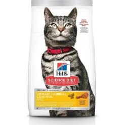 Hill's Science Diet Adult Urinary Hairball Control Savory Chicken Entree Canned Cat Food & Hill's Science Diet Adult Urinary Hairball Control Dry Cat Food -Wellness Sales 353409 PT5. AC SS1800 V1639532512