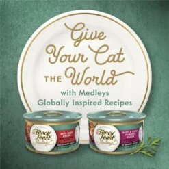 Fancy Feast Medleys Beef & Pork Milanese With Carrots & Potatoes In Savory Juices Wet Cat Food, 3-oz Can, Case Of 24 -Wellness Sales 354298 PT5. AC SS1800 V1670510379