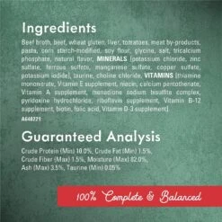 Fancy Feast Medleys In Gravy Beef Ragu Recipe With Tomatoes & Pasta In A Savory Sauce Wet Cat Food, 3-oz Can, Case Of 24 -Wellness Sales 354300 PT4. AC SS1800 V1640317888
