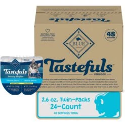 Blue Buffalo Tastefuls Savory Singles Chicken Entrée Cuts In Gravy Adult Cat Food, 2.6-oz Cup, Case Of 24 -Wellness Sales 354421 PT3. AC SS1800 V1642015283