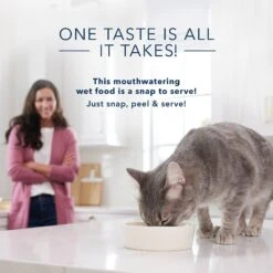 Blue Buffalo Tastefuls Savory Singles Chicken Entrée Cuts In Gravy Adult Cat Food, 2.6-oz Cup, Case Of 24 -Wellness Sales 354421 PT4. AC SS1800 V1642016204