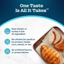 Blue Buffalo Tastefuls Savory Singles Chicken & Turkey Entrée Cat Food, 2.6-oz Cup, 24 Count 13 Blue Buffalo Tastefuls Savory Singles Chicken & Turkey Entrée Cat Food, 2.6-oz Cup, 24 Count -Wellness Sales 357153 PT6. AC SS1800 V1641335206