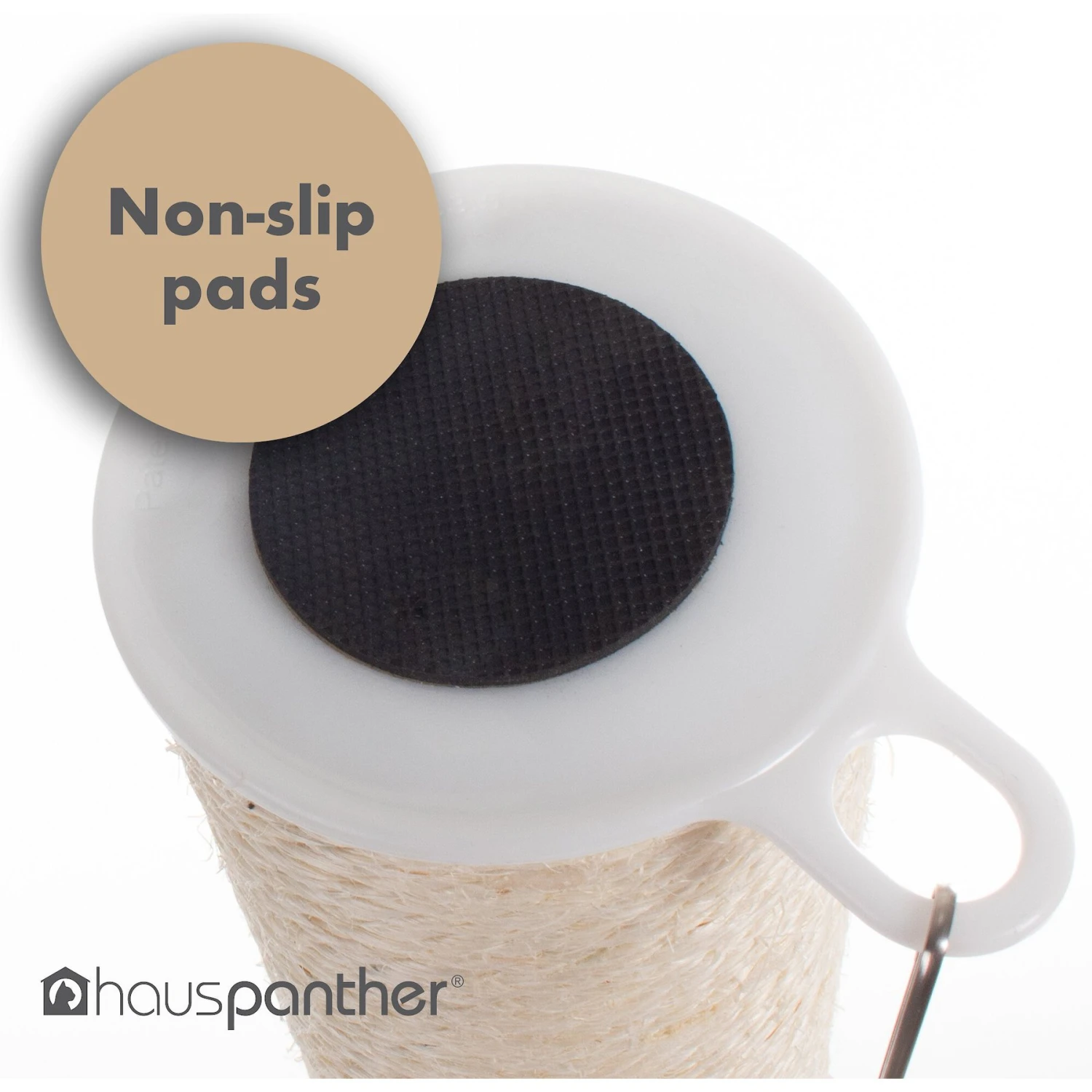 Hauspanther Dual Surface Adjustable Under-Table Sisal Cat Scratching Post 6 Hauspanther Dual Surface Adjustable Under-Table Sisal Cat Scratching Post - Image 6