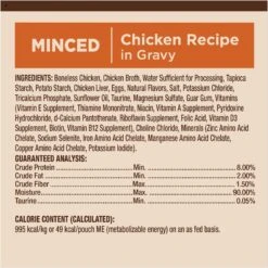 Wellness Tiny Tasters Chicken Grain-Free Minced Wet Cat Food, 1.75-oz Pouch, Case Of 12 -Wellness Sales 363905 PT7. AC SS1800 V1695832252