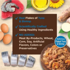 Wellness CORE Tiny Tasters Tuna & Shrimp Grain-Free Flaked Wet Cat Food, 1.75-oz Pouch, Case Of 12 -Wellness Sales 363911 PT4. AC SS1800 V1695827002