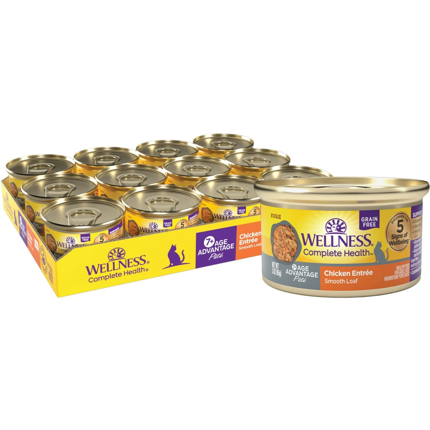 Wellness Complete Health Age Advantage Chicken Pate Wet Cat Food 1 Wellness Complete Health Age Advantage Chicken Pate Wet Cat Food