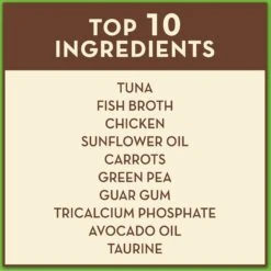 AvoDerm Natural Grain-Free Tuna & Chicken Entree With Vegetables Canned Cat Food -Wellness Sales 46692 PT3. AC SS1800 V1602882678