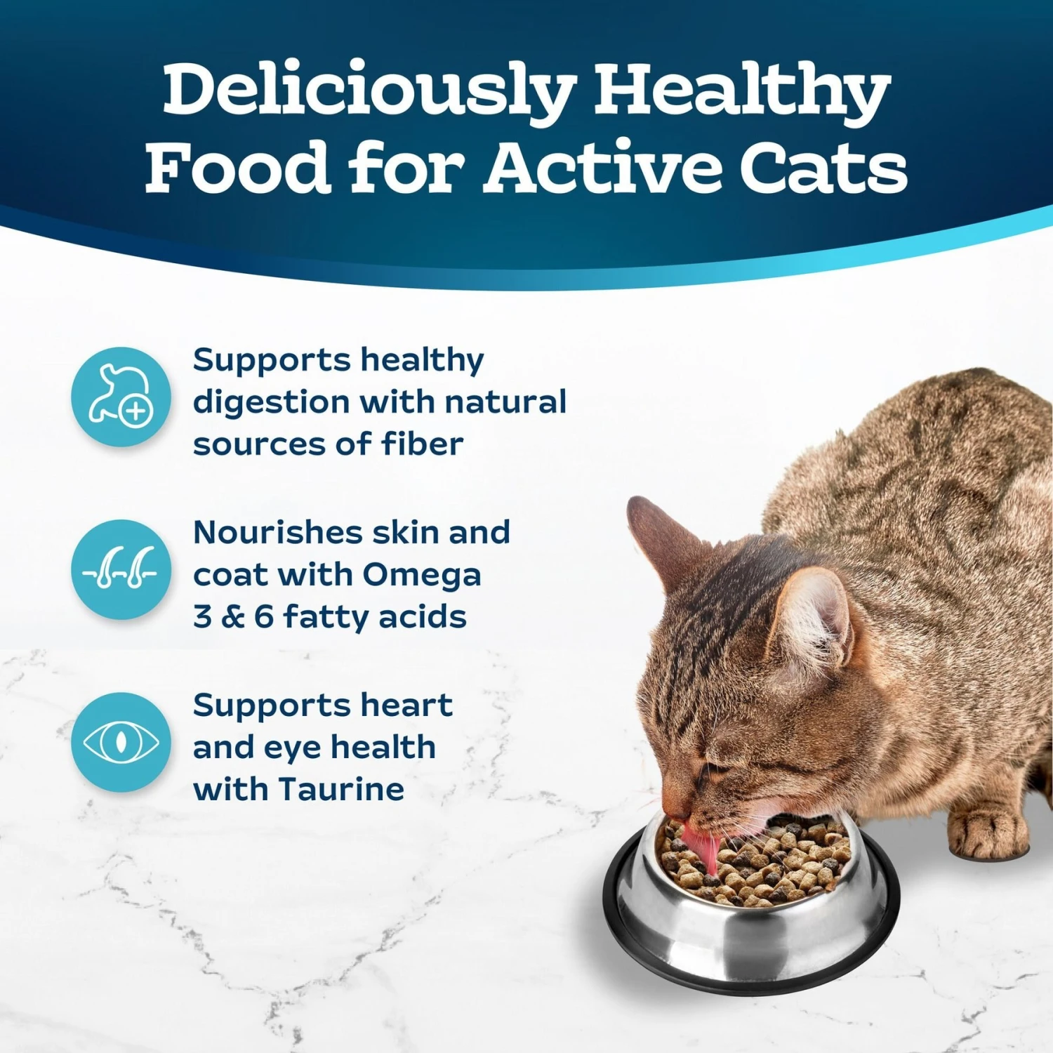 Blue Buffalo Tastefuls Active Natural Chicken Adult Dry Cat Food 4 Blue Buffalo Tastefuls Active Natural Chicken Adult Dry Cat Food - Image 4