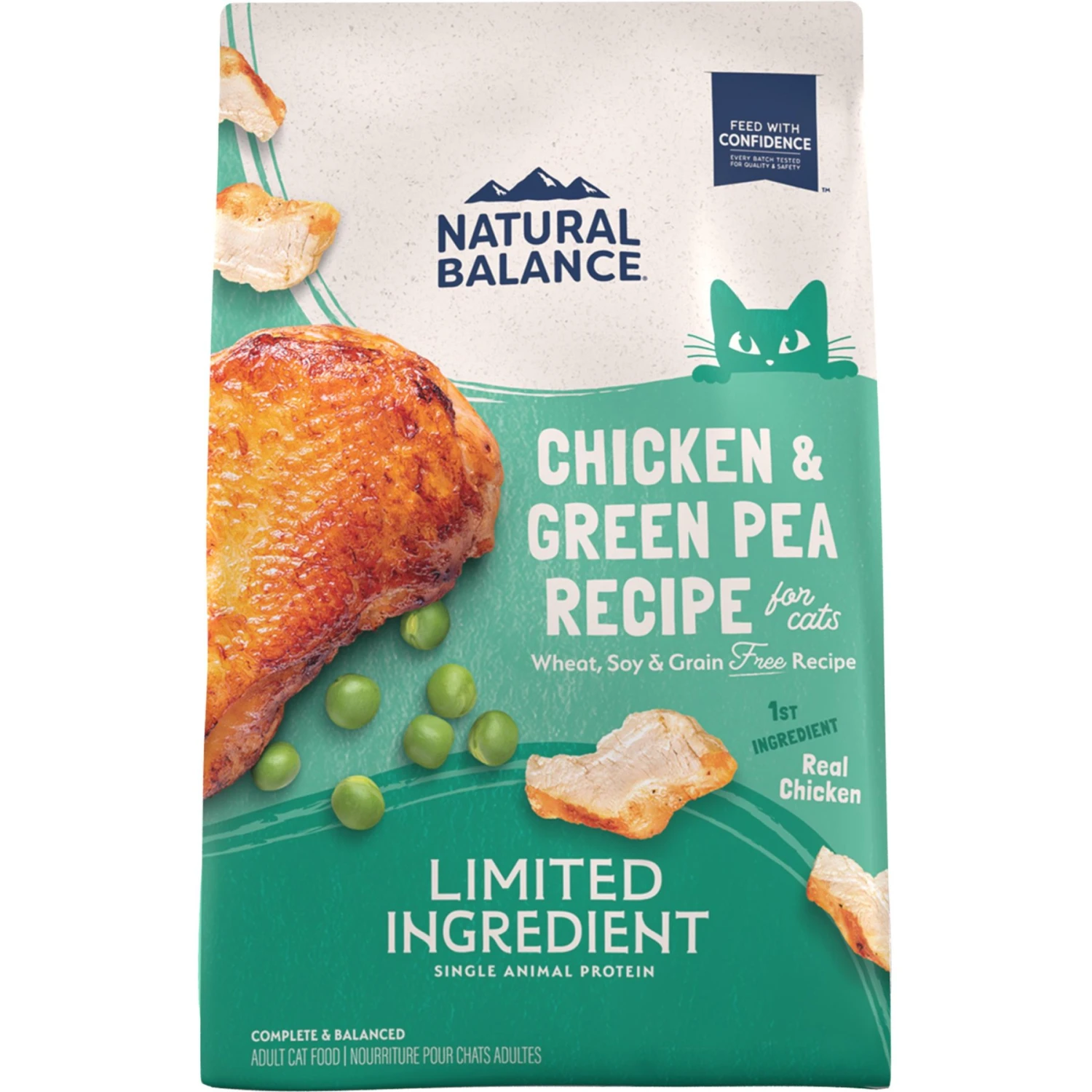 Natural Balance L.I.D. Limited Ingredient Diets Green Pea & Chicken Formula Grain-Free Dry Cat Food 1 Natural Balance L.I.D. Limited Ingredient Diets Green Pea & Chicken Formula Grain-Free Dry Cat Food