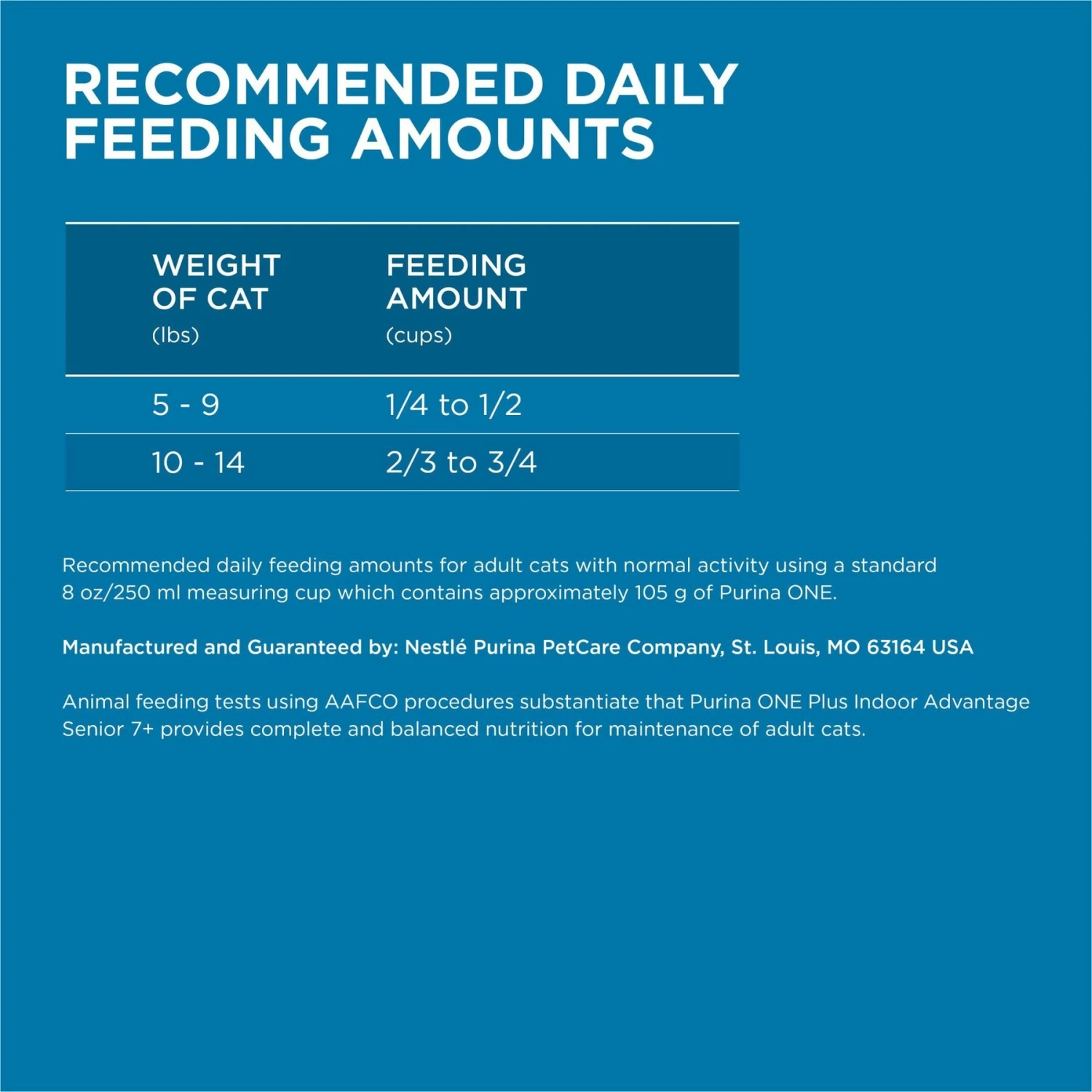 Purina ONE Indoor Advantage Senior 7+ High Protein Natural Dry Cat Food 7 Purina ONE Indoor Advantage Senior 7+ High Protein Natural Dry Cat Food - Image 7