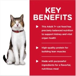 Hill's Science Diet Adult 7+ Savory Beef Entree Canned Cat Food -Wellness Sales 48928 PT3. AC SS1800 V1598142360
