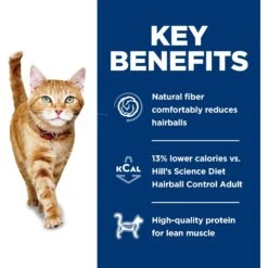 Hill's Science Diet Adult Hairball Control Light Dry Cat Food -Wellness Sales 48950 PT5. AC SS1800 V1598147788
