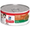 Hill's Science Diet Kitten Savory Turkey Entree Canned Cat Food