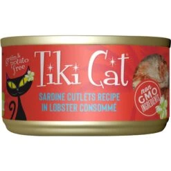 Tiki Cat Grill Sardine Cutlets In Lobster Consomme Grain-Free Canned Cat Food