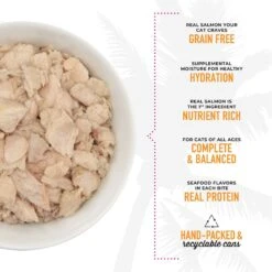 Tiki Cat Luau Wild Salmon In Salmon Consomme Grain-Free Canned Cat Food -Wellness Sales 49112 PT3. AC SS1800 V1702328817