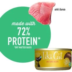 Tiki Cat Grill Ahi Tuna Grain-Free Canned Cat Food -Wellness Sales 49113 PT3. AC SS1800 V1703700053