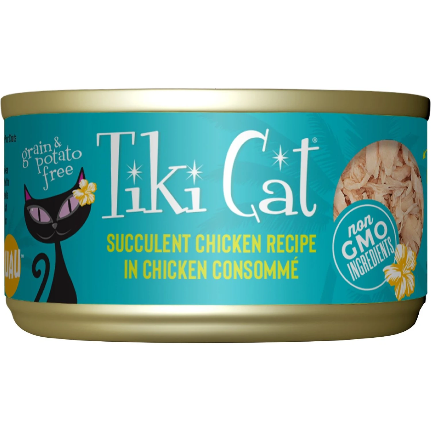 Tiki Cat Luau Succulent Chicken In Chicken Consomme Grain-Free Canned Cat Food 1 Tiki Cat Luau Succulent Chicken In Chicken Consomme Grain-Free Canned Cat Food