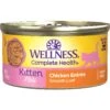 Wellness Complete Health Kitten Chicken Entree Recipe Natural Canned Cat Food