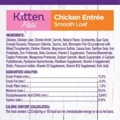 Wellness Complete Health Kitten Chicken Entree Recipe Natural Canned Cat Food 14 Wellness Complete Health Kitten Chicken Entree Recipe Natural Canned Cat Food -Wellness Sales 49274 PT5. AC SS1800 V1690904769