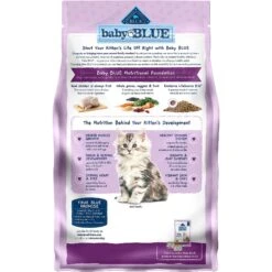 Blue Buffalo Baby Blue Healthy Growth Formula Natural Chicken & Brown Rice Recipe Kitten Dry Food & Blue Buffalo Baby Blue Savory Chicken Kitten Treats, 2-oz Bag -Wellness Sales 501894 PT2. AC SS1800 V1648504000