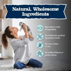 Blue Buffalo Baby Blue Healthy Growth Formula Grain-Free High Protein Salmon Recipe Kitten Wet Food, 3-oz Cans, Case Of 24 -Wellness Sales 502278 PT5. AC SS1800 V1647639986