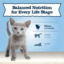 Blue Buffalo Baby Blue Healthy Growth Formula Grain-Free High Protein Salmon Recipe Kitten Wet Food, 3-oz Cans, Case Of 24 -Wellness Sales 502278 PT7. AC SS1800 V1647638580