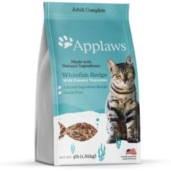 Applaws Adult Complete Whitefish Recipe With Country Vegetables Grain-Free Dry Cat Food & Fancy Feast Classic Collection Broths Variety Pack Complement Wet Cat Food -Wellness Sales 502986 PT5. AC SS1800 V1696263985