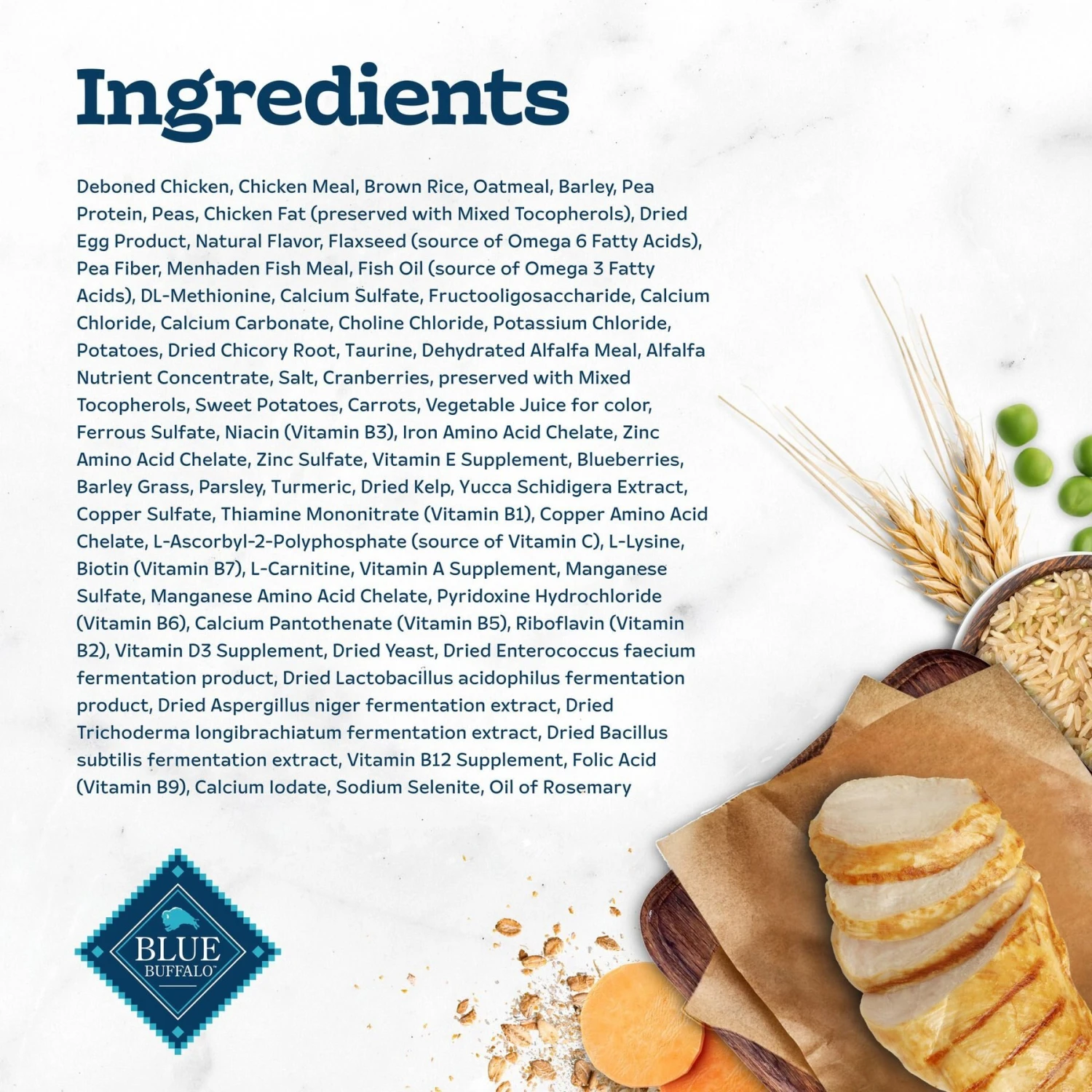 Blue Buffalo Tastefuls Sensitive Stomach Natural Chicken Adult Dry Cat Food 5 Blue Buffalo Tastefuls Sensitive Stomach Natural Chicken Adult Dry Cat Food - Image 5