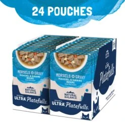 Natural Balance Platefulls Indoor Formula Mackerel & Sardine In Gravy Grain-Free Cat Food Pouches -Wellness Sales 50934 PT3. AC SS1800 V1677518620