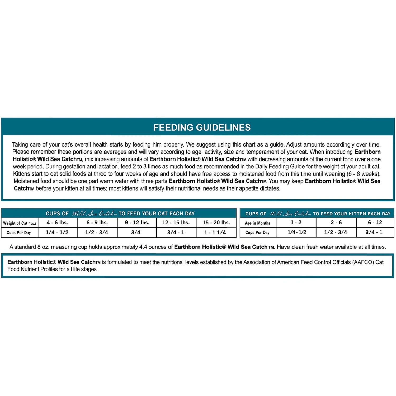 Earthborn Holistic Wild Sea Catch Grain-Free Natural Dry Cat & Kitten Food 5 Earthborn Holistic Wild Sea Catch Grain-Free Natural Dry Cat & Kitten Food - Image 5