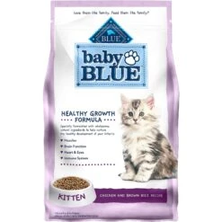 Blue Buffalo Baby Blue Healthy Growth Formula Natural Chicken & Brown Rice Recipe Kitten Dry Food & Blue Buffalo Baby Blue Healthy Growth Formula Natural Multi-Pack Chicken Recipe Kitten Wet Food, 3-oz Cans, 6 Count -Wellness Sales 515054 PT5. AC SS1800 V1649353918