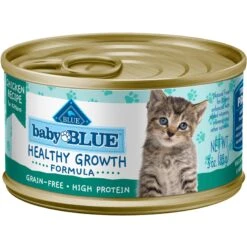 Blue Buffalo Baby Blue Healthy Growth Formula Grain-Free High Protein Chicken Recipe Kitten Wet Food, 3-oz Cans, Case Of 24 & Blue Buffalo Baby Blue Healthy Growth Formula Grain-Free High Protein Salmon Recipe Kitten Wet Food, 3-oz Cans, Case Of 24 -Wellness Sales 515078 PT5. AC SS1800 V1649340462