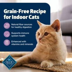 Blue Buffalo Freedom Indoor Adult Chicken Recipe Grain-Free Dry Cat Food -Wellness Sales 51730 PT3. AC SS1800 V1649130991