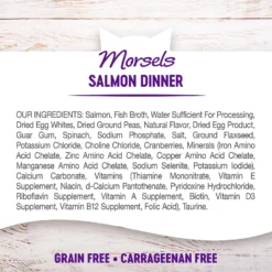 Wellness Cubed Salmon Dinner Morsels In Gravy Grain-Free Canned Cat Food 10 Wellness Cubed Salmon Dinner Morsels In Gravy Grain-Free Canned Cat Food -Wellness Sales 52113 PT3. AC SS1800 V1636522071