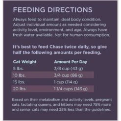 Dr. Tim's Chase All Life Stages Formula Dry Cat Food -Wellness Sales 52682 PT8. AC SS1800 V1667947578