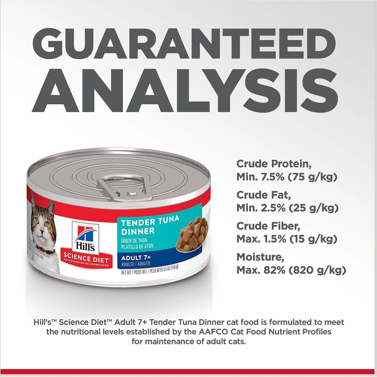 Hill's Science Diet Adult 7+ Tender Tuna Dinner Canned Cat Food 7 Hill's Science Diet Adult 7+ Tender Tuna Dinner Canned Cat Food - Image 7