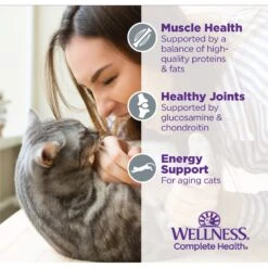 Wellness Complete Health Age Advantage Grain-Free Variety Pack Wet Cat Food, 3-oz Can, Case Of 24 -Wellness Sales 548950 PT4. AC SS1800 V1657748945
