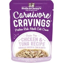 Stella & Chewy's Carnivore Cravings Chicken & Tuna Flavored Shredded Wet Cat Food